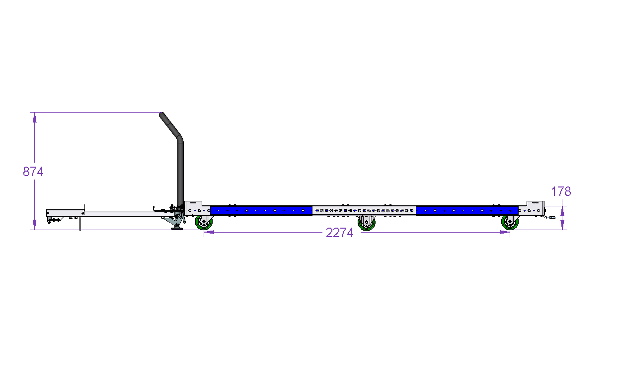Base Cart for Racks 2660 x 2310 mm