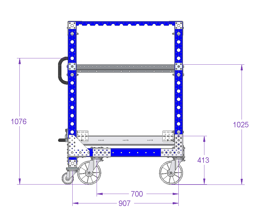 B Frame Engine Cart - 1120 x 980 mm