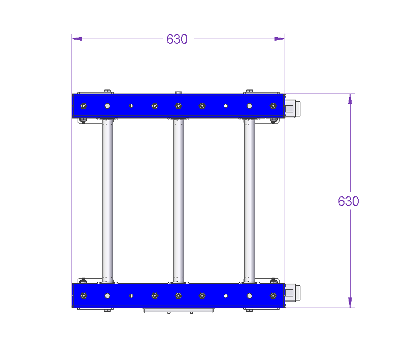 Cart for Trash - 630 x 630 mm