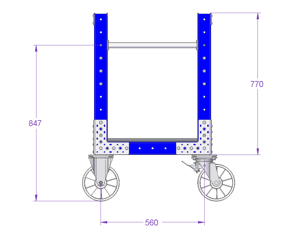 Compartment Cart - 840 x 630 mm