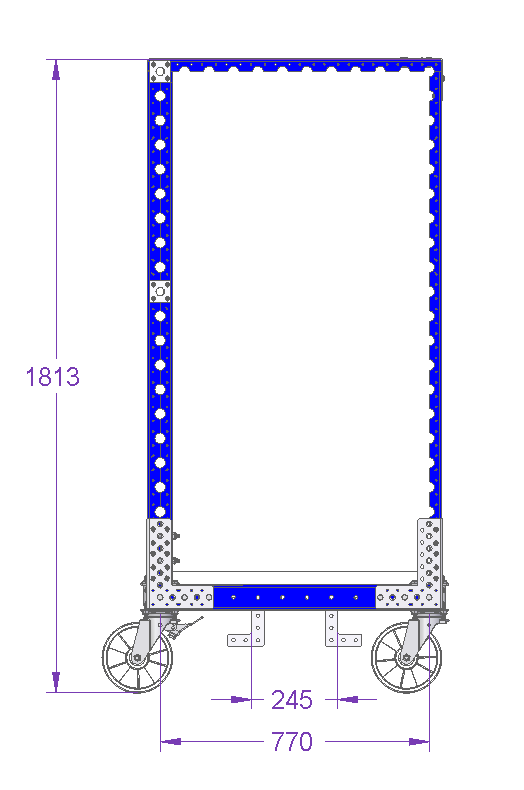 Compartment Cart For 370 x 180 mm