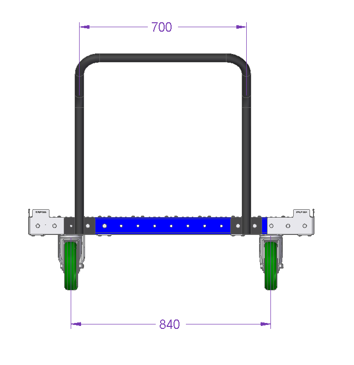 Container Cart - 1260 x 1190 mm