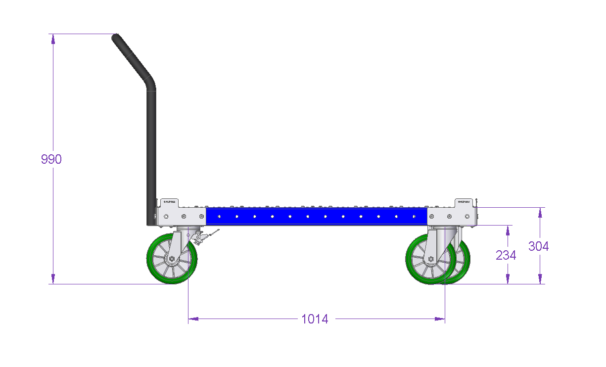 Container Cart - 1260 x 1190 mm