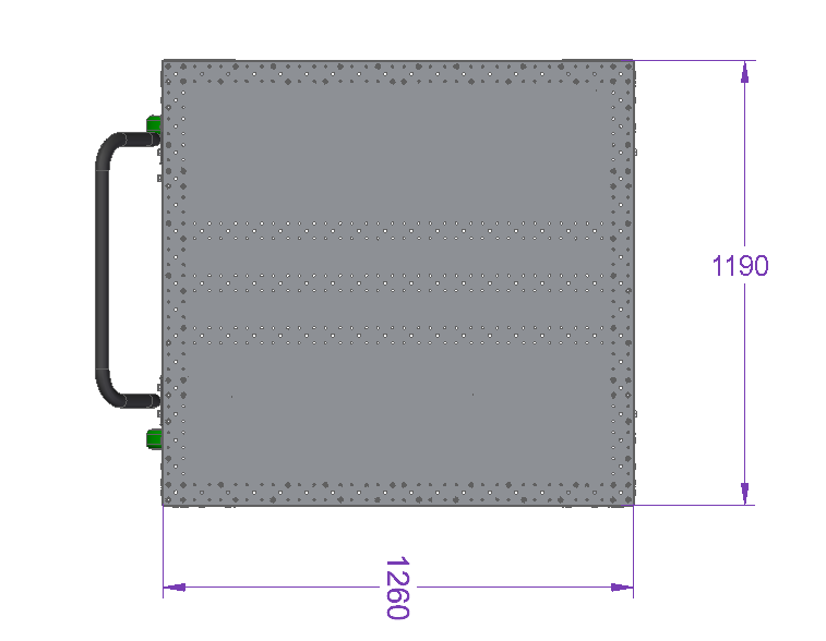 Container Cart - 1260 x 1190 mm