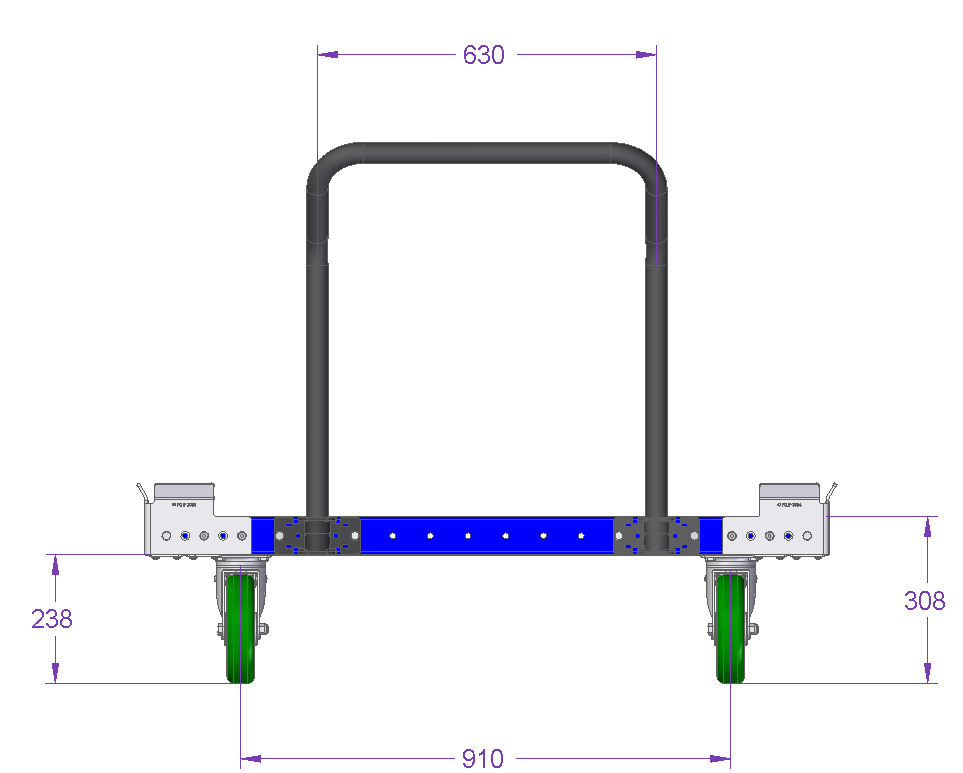 Container Cart - 1260 x 1260 mm
