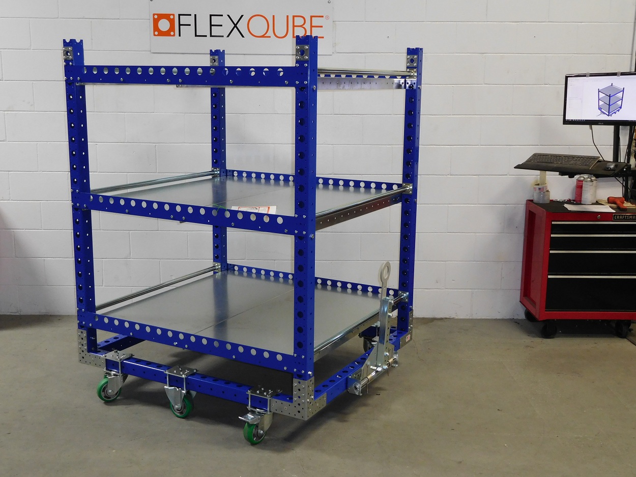 Flat Shelf Cart 55 x 48 inch