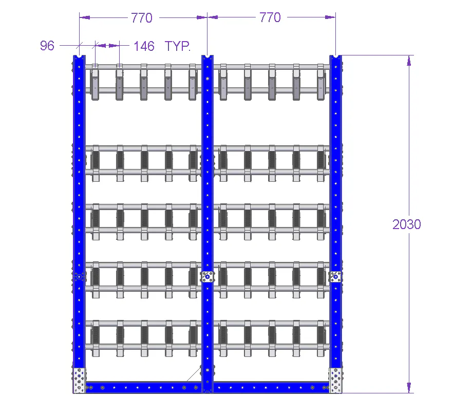 Flow Rack - 1610 x 1190 mm