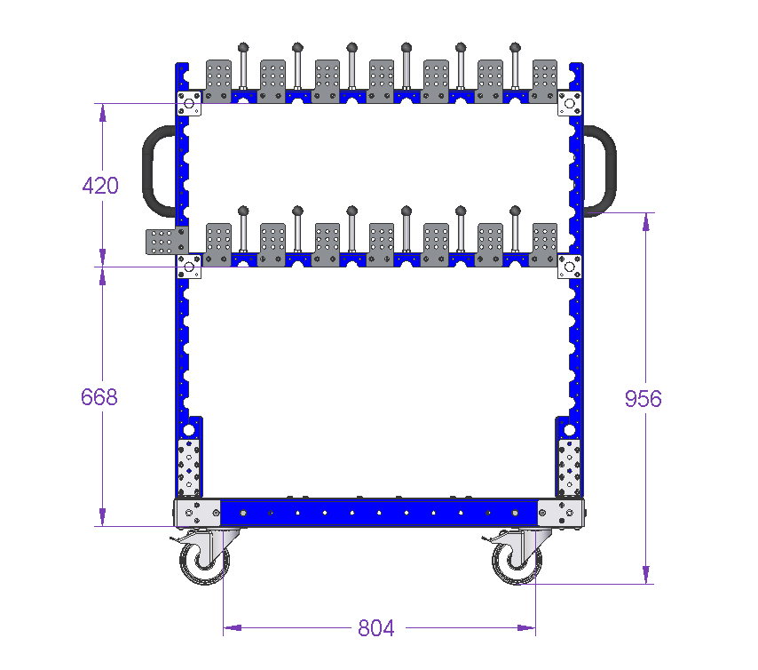Hose Cart - 770 x 1050 mm