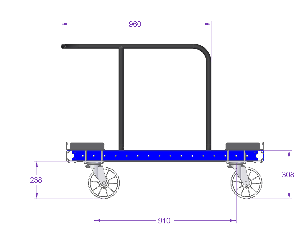 Pallet Trolley - 1260 x 840 mm for STILL Liftrunner B-frame US Version