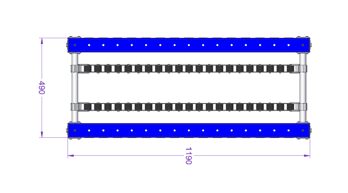 Roller Cart - 1120 x 490 mm