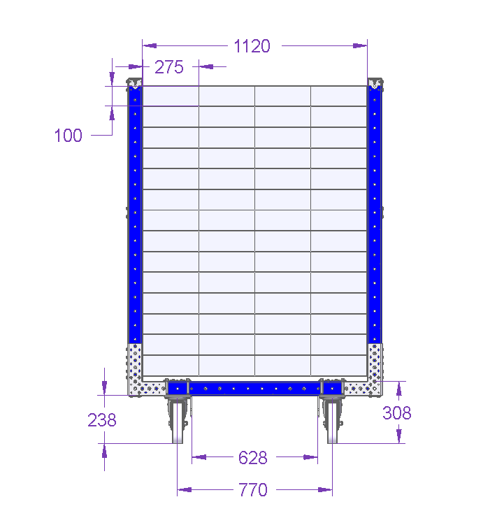 Compartment Cart - 1260 x 840 mm