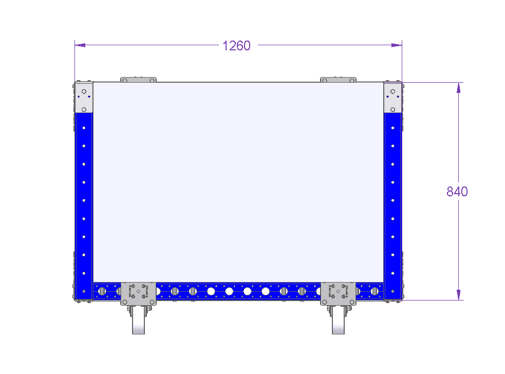 Compartment Cart - 1260 x 840 mm