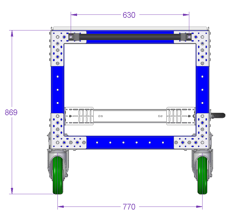 Shelf Cart - 1260 x 840 mm
