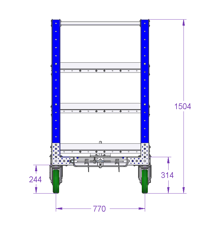 Shelf Cart - 63 x 33 inch