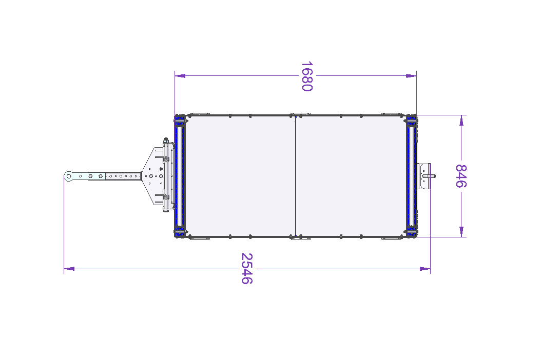 Shelf Cart - 63 x 33 inch