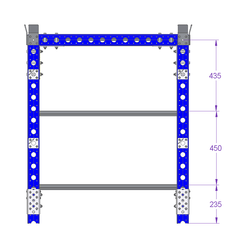 Stackable Shelf Rack - 980 x 770 mm
