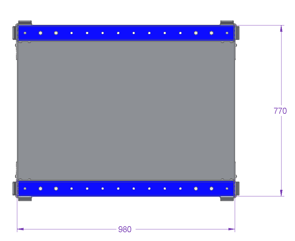 Stackable Shelf Rack - 980 x 770 mm