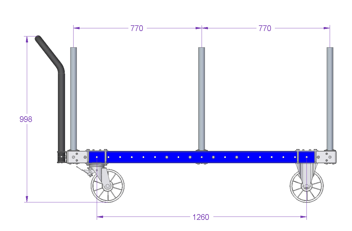 Stage Cart - 1610 x 910 mm