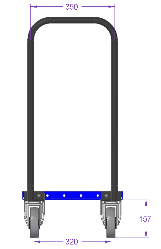 Totes Trolley - 630 x 420 mm