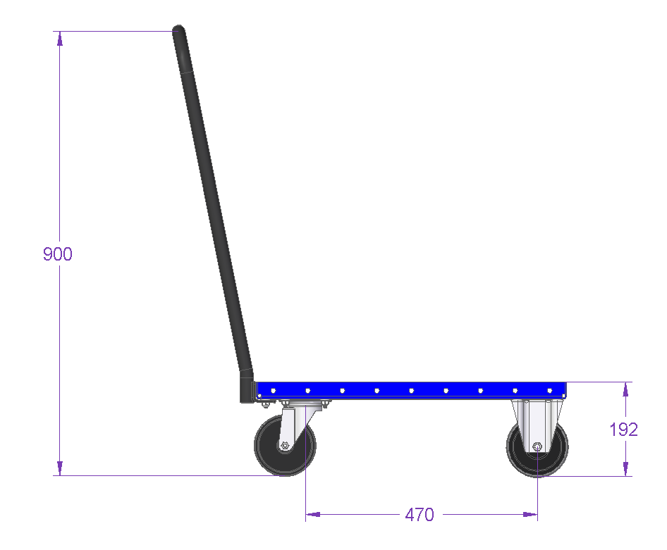 Totes Trolley - 630 x 420 mm