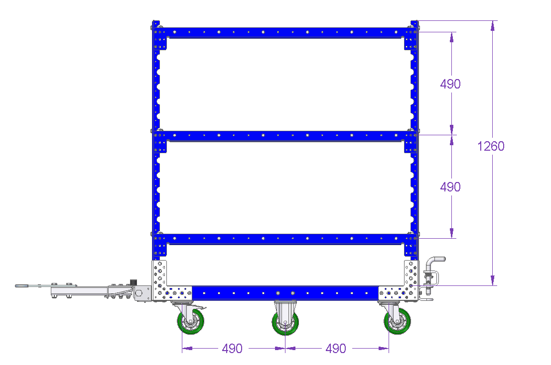 Tugger Cart - 1260 x 700 mm