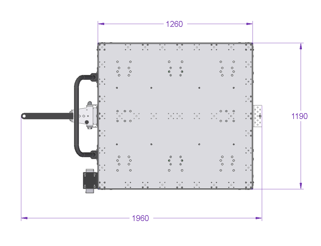 Tugger Cart - 1260 x 1190 mm