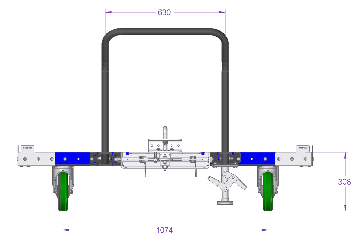 Tugger cart - 1610 x 1540 mm