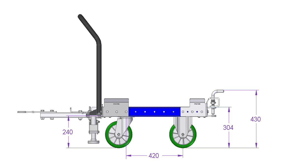 Tugger Cart - 32 x 30 Inch (Without top-plate)
