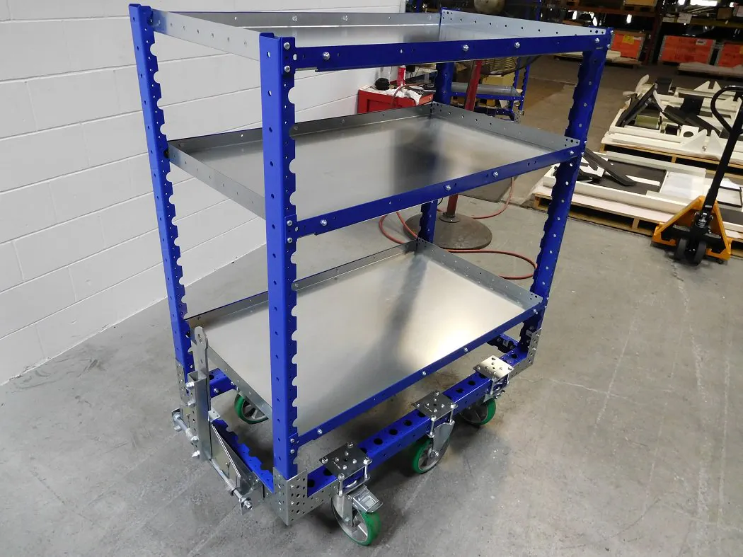 Flat Shelf Cart 66 x 33 inch (1680 x 840 mm)