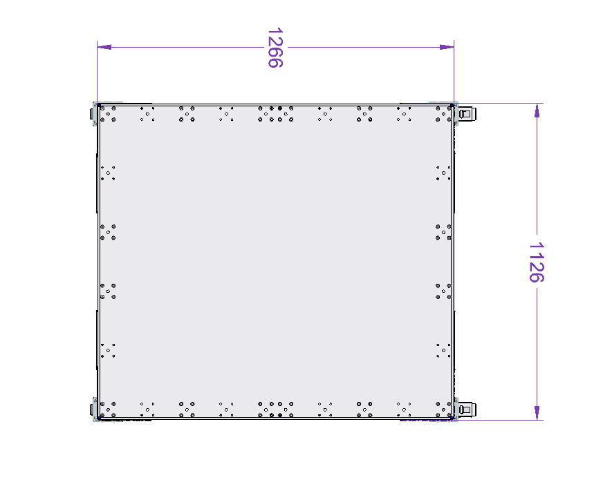 Pallet Rack - 1260 x 1120 mm