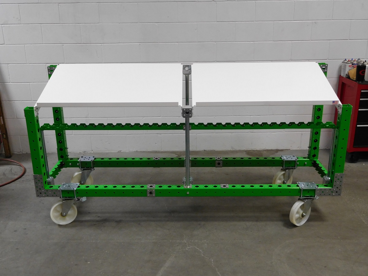 Angled Assembly Table - 2310 x 630 mm