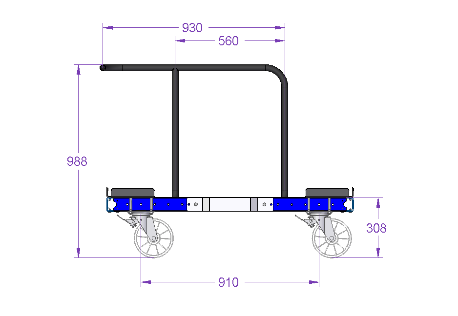Pallet Trolley 1260 x 1050 mm