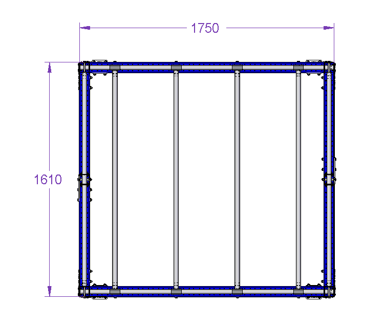 Cart for Wall Panel - 1750 x 1610 mm