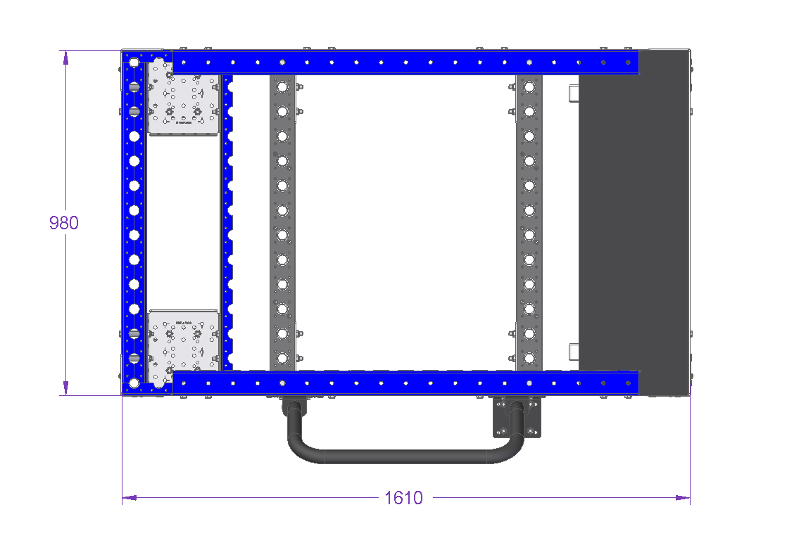 Cart For Wall Panels - 1610 x 980 mm