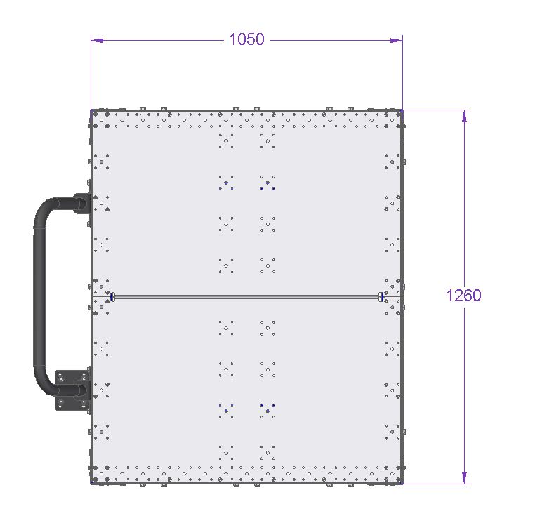 E-Frame Pallet Cart - 1050 x 1260 mm