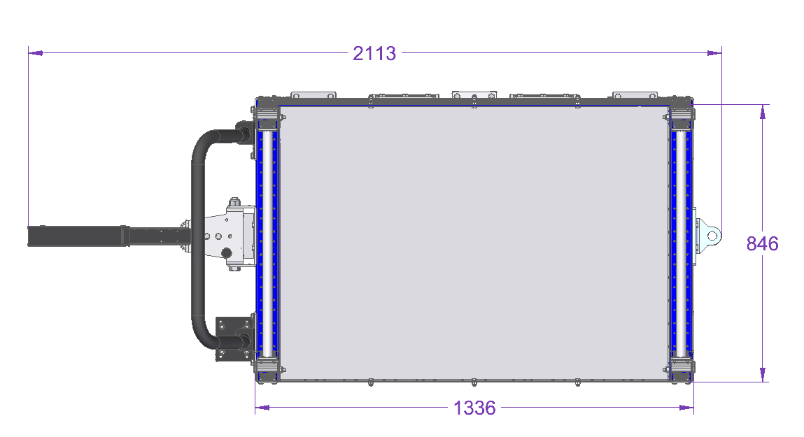 Flat Shelf Cart - 1330 x 840 mm