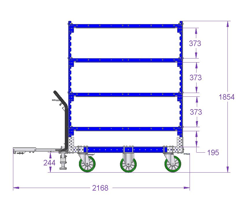 Shelf Cart - 1400 x 840 mm