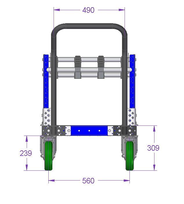 Flow Rack - 2520 x 630 mm