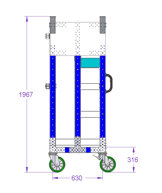 Kit cart - 1330 x 700 mm