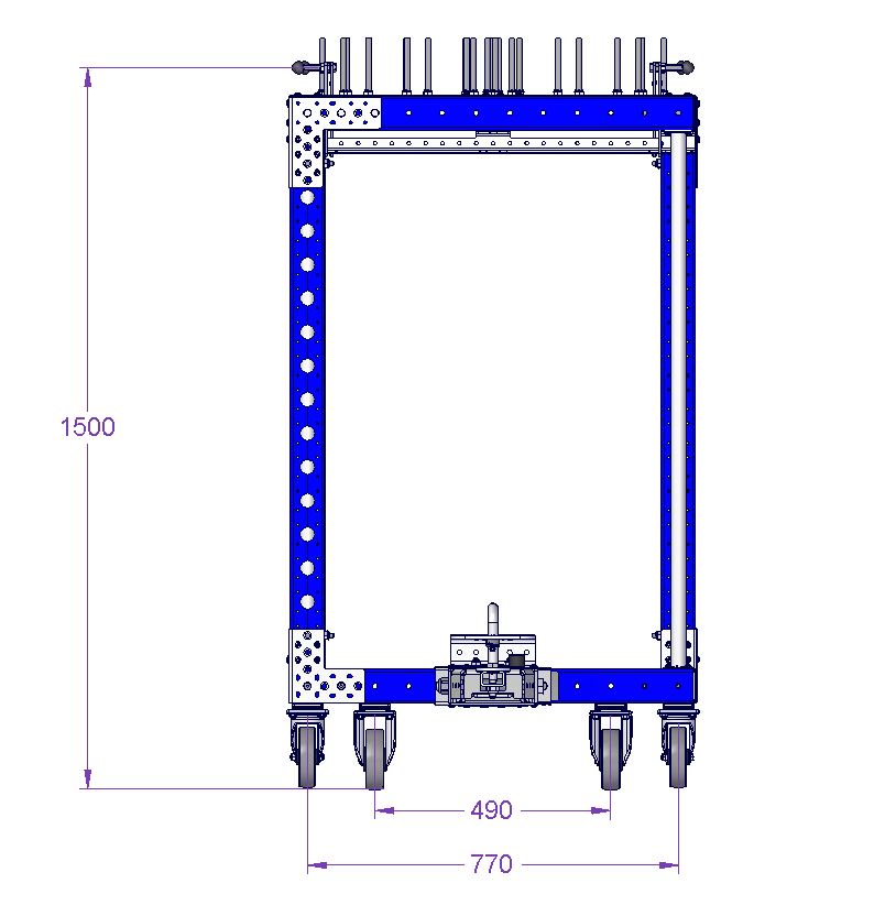 Mother Cart - 4 in 1 - 1610 x 840 mm