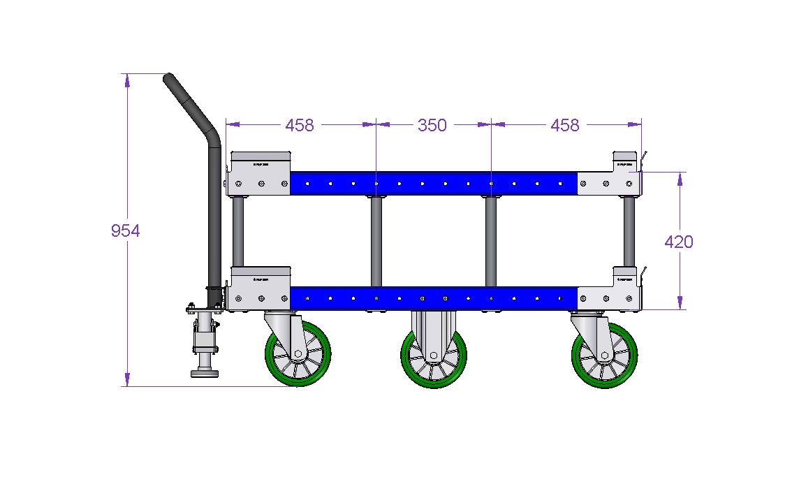 Pallet cart – 1280 x 840 mm