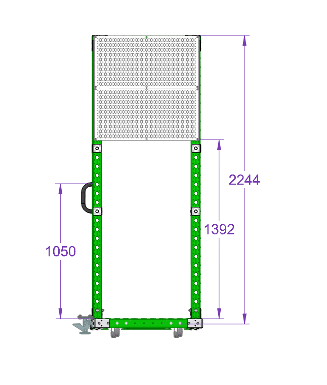 Shadow Board Cart - 980 x 840 mm