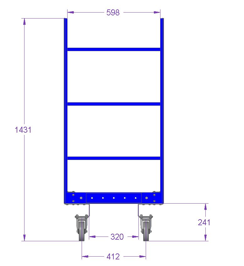 Shelf Cart - 630 x 820 mm
