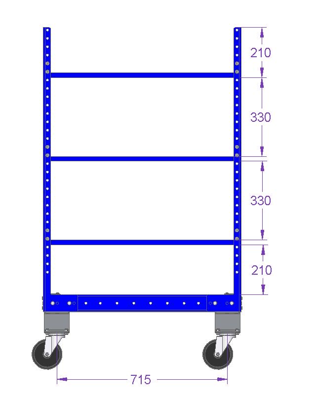 Shelf Cart - 630 x 820 mm
