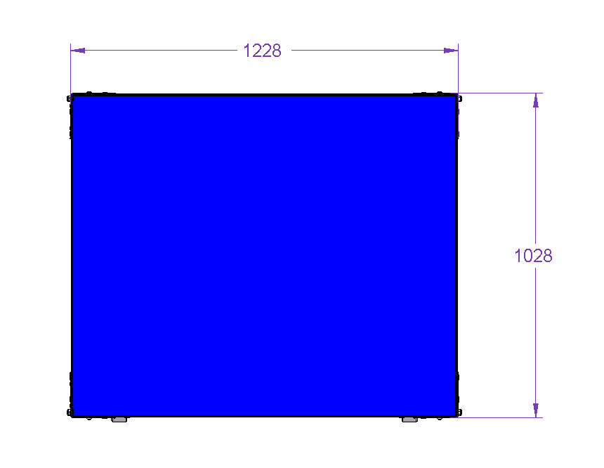 Still Shelf Cart 1220 x 1020 mm