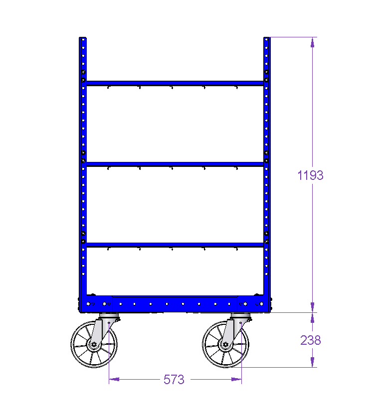 Still Shelf Cart 1220 x 820 mm