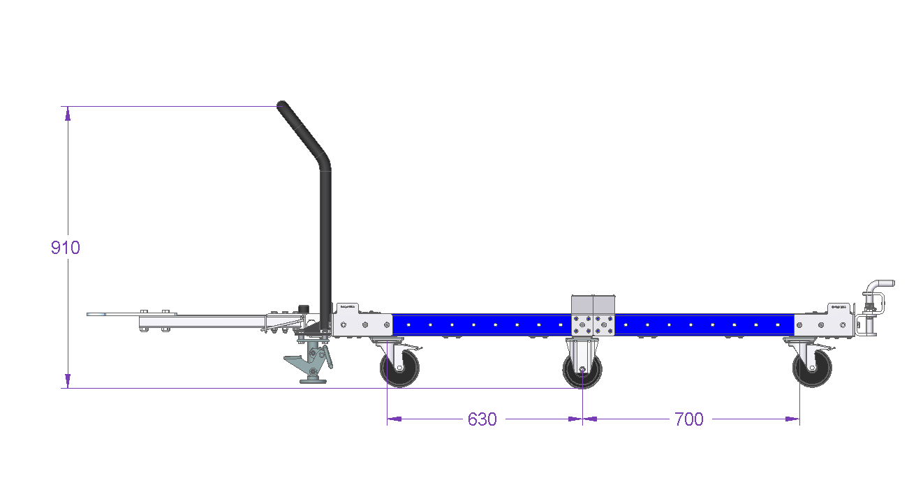 Tugger Cart - 66 x 50 inch