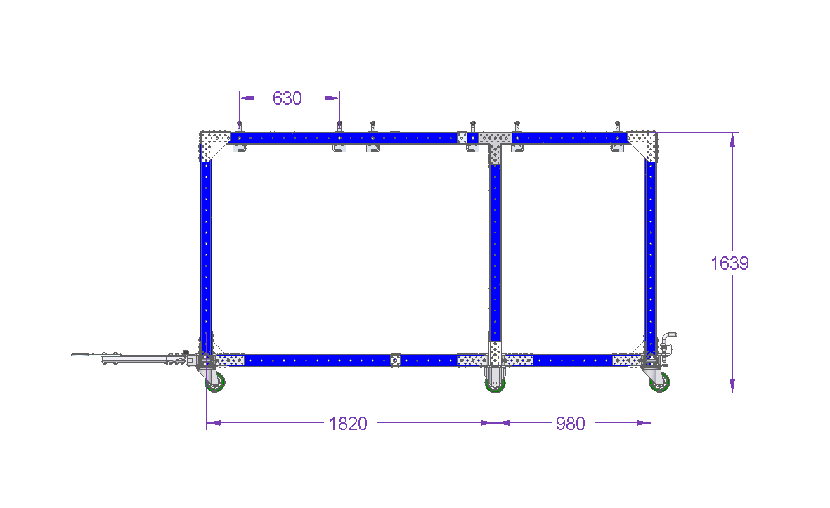 Mother Cart 3 in 1 - 1540 x 2870 mm
