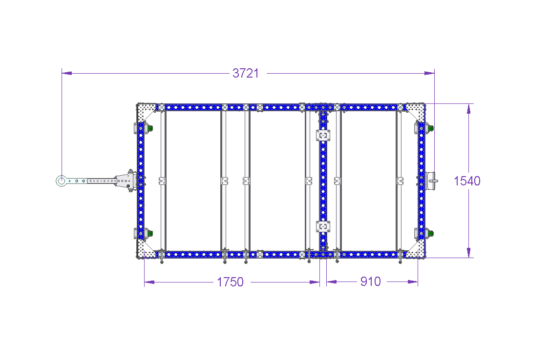 Mother Cart 3 in 1 - 1540 x 2870 mm