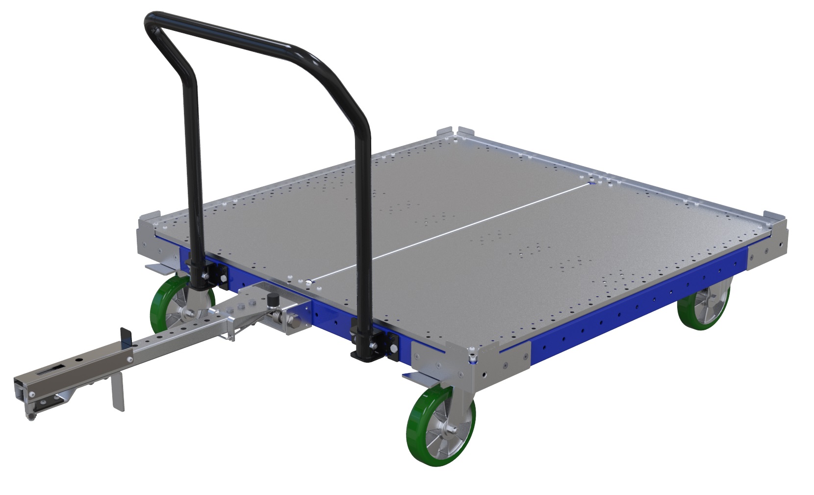 Flat Deck Tugger Cart 50 x 50 inch